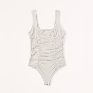 Abercrombie Sleek Seamless Ruched Bodysuit